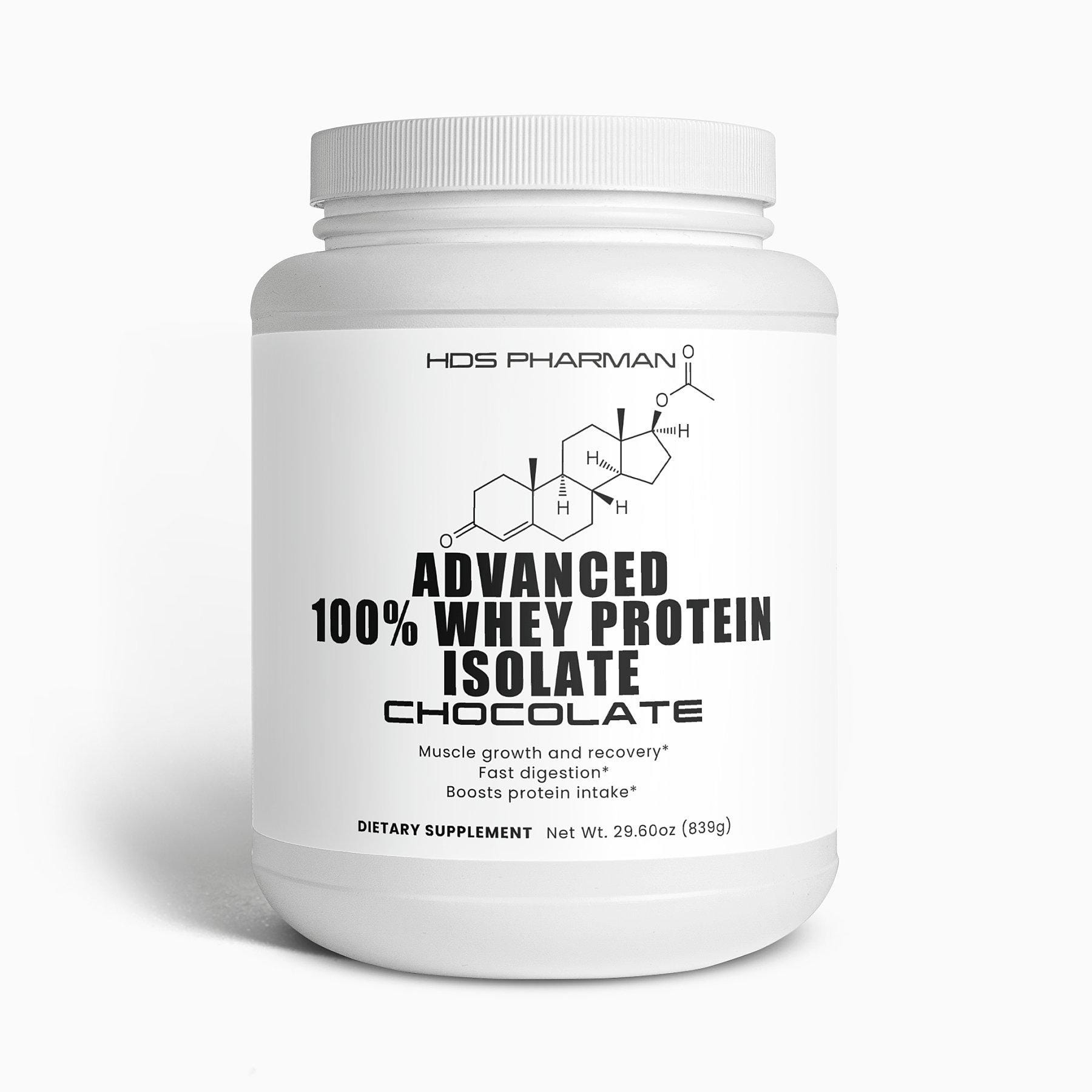 Advanced 100% Whey Protein Isolate | Chocolate von Etsy - HDSPharman