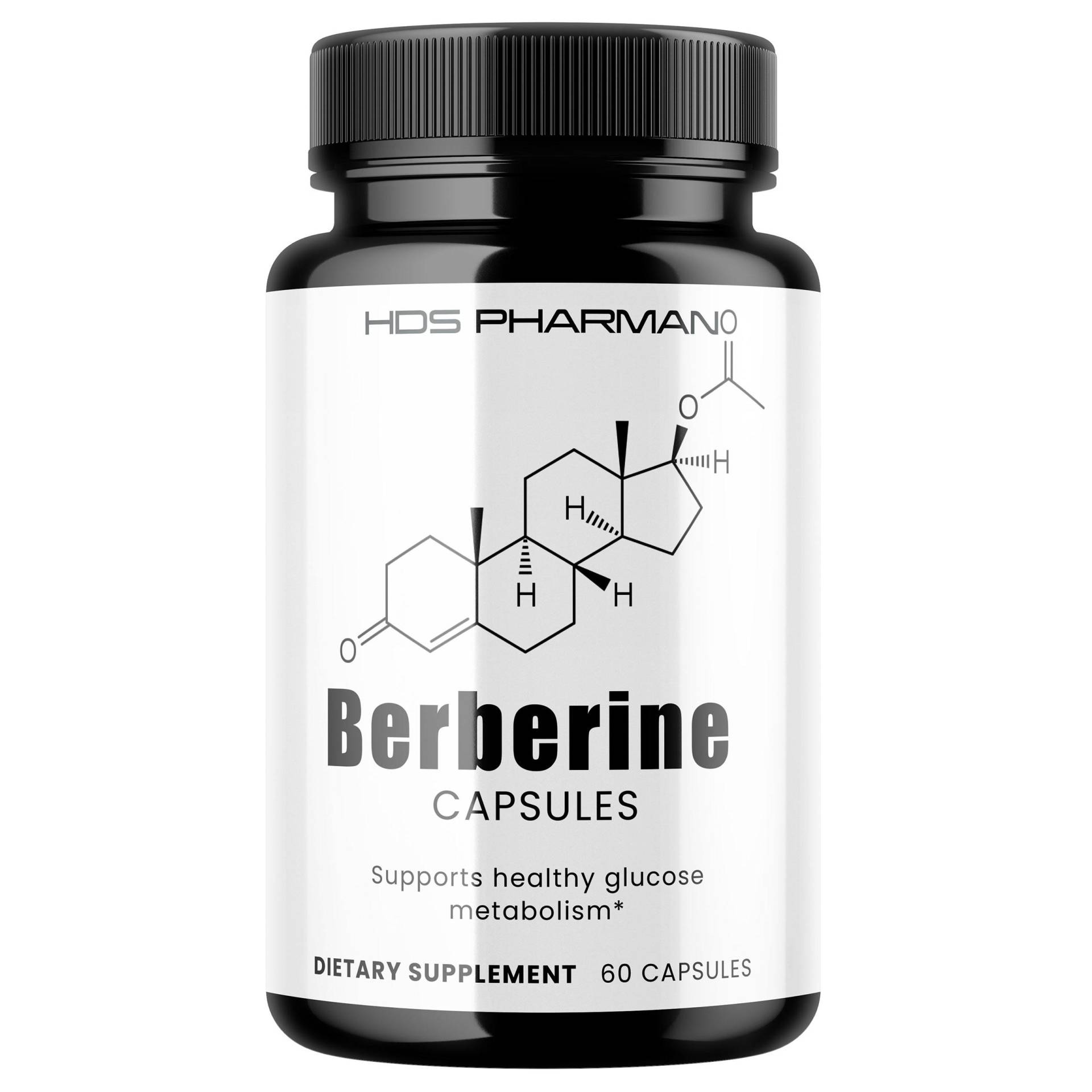 Berberine, Granular L-Leucine, Olive Oil - 60 Capsules 30 Day Supply von Etsy - HDSPharman