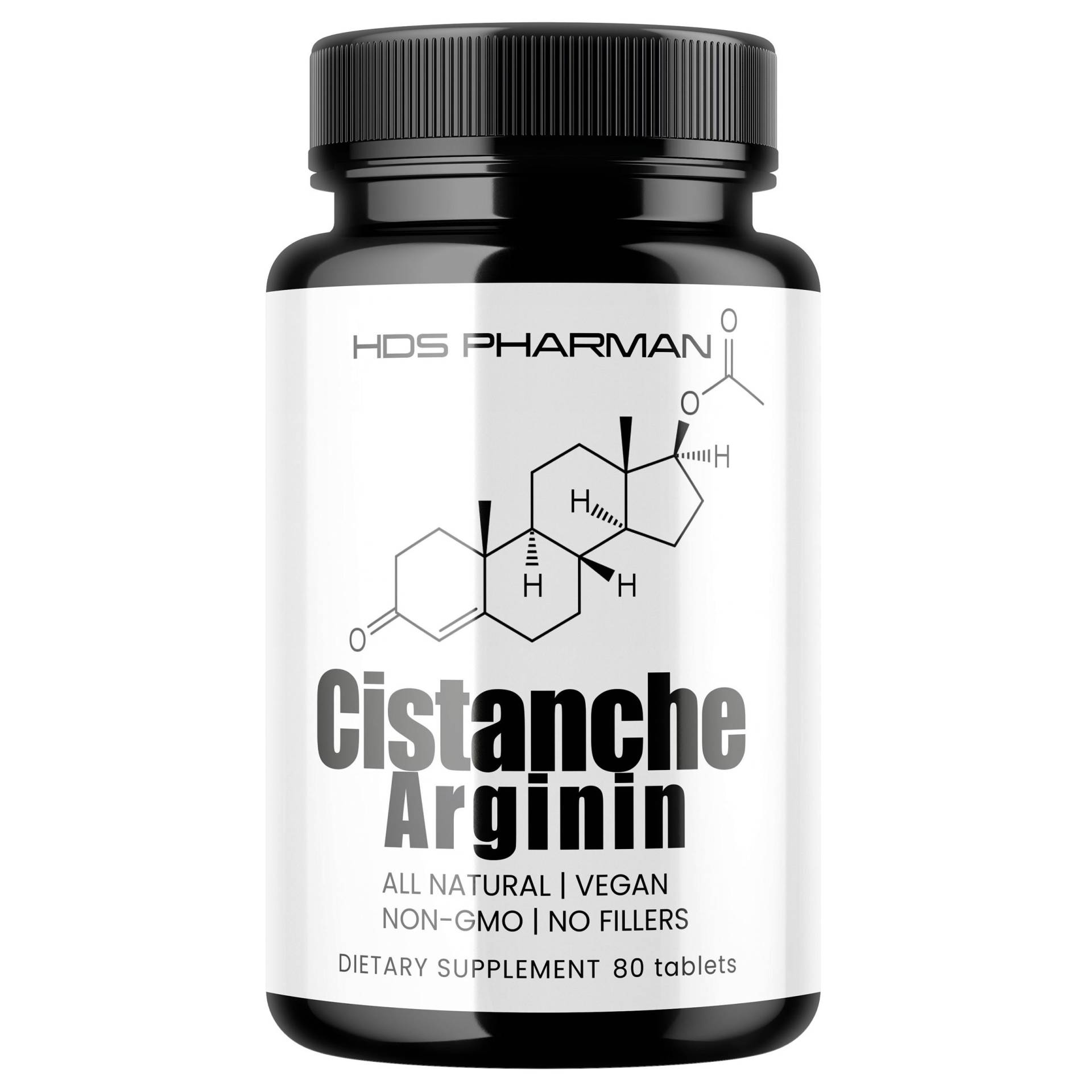 Cistanche Tubulosa + Arginine - Vegan Tablets | 80-Day Supply All-Natural & Handmade von Etsy - WildRootNatural