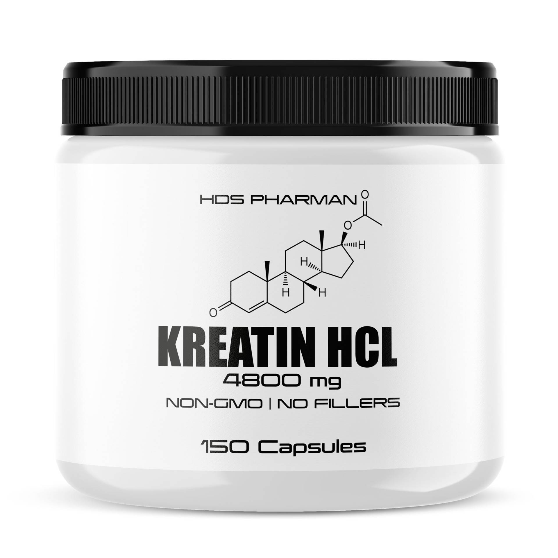 Kreatin Hcl - 150 Kapseln 4800 Mg von Etsy - WildRootNatural