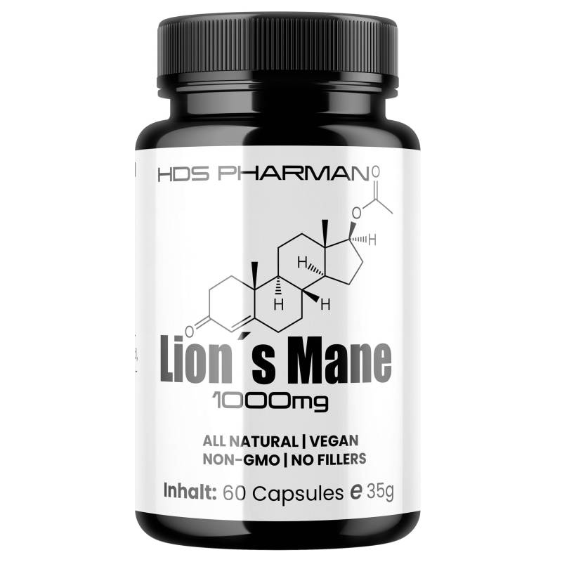 Lion's Mane Capsules - 301 Extract Vegan 60 High-Quality & Sustainable von Etsy - HDSPharman