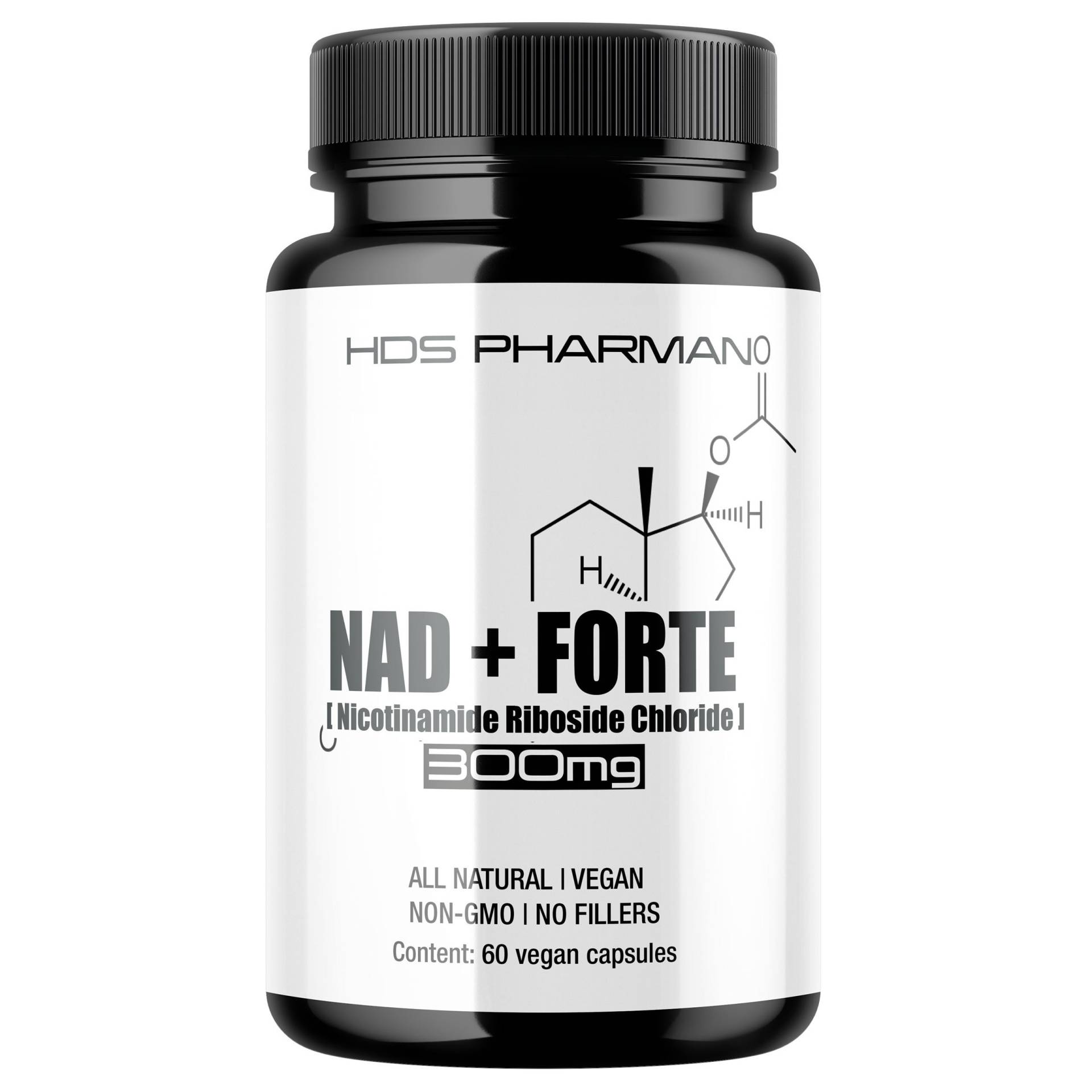 Nad+ Forte - Nicotinamide Riboside Chloride With L-Theanine | 60 Vegan Capsules von Etsy - WildRootNatural