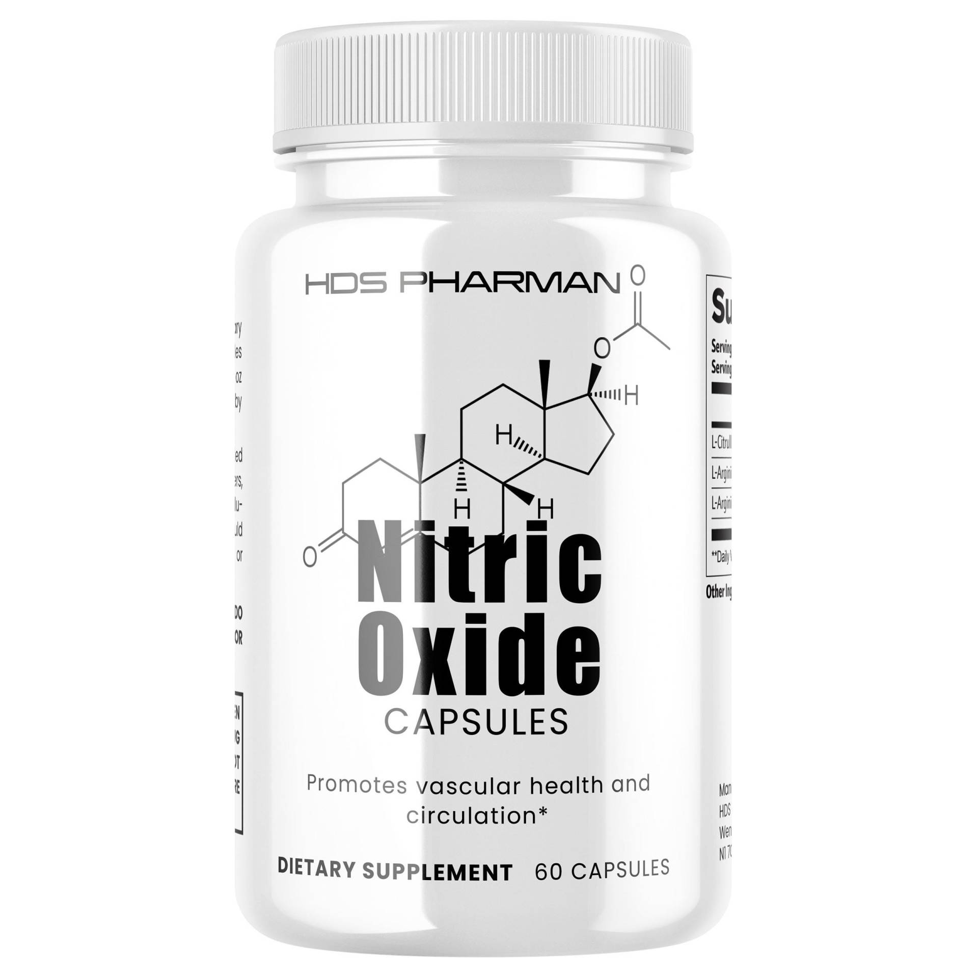 Nitric Oxide - 60 Caps 30 Day Supply Arginine Citrulline von Etsy - HDSPharman