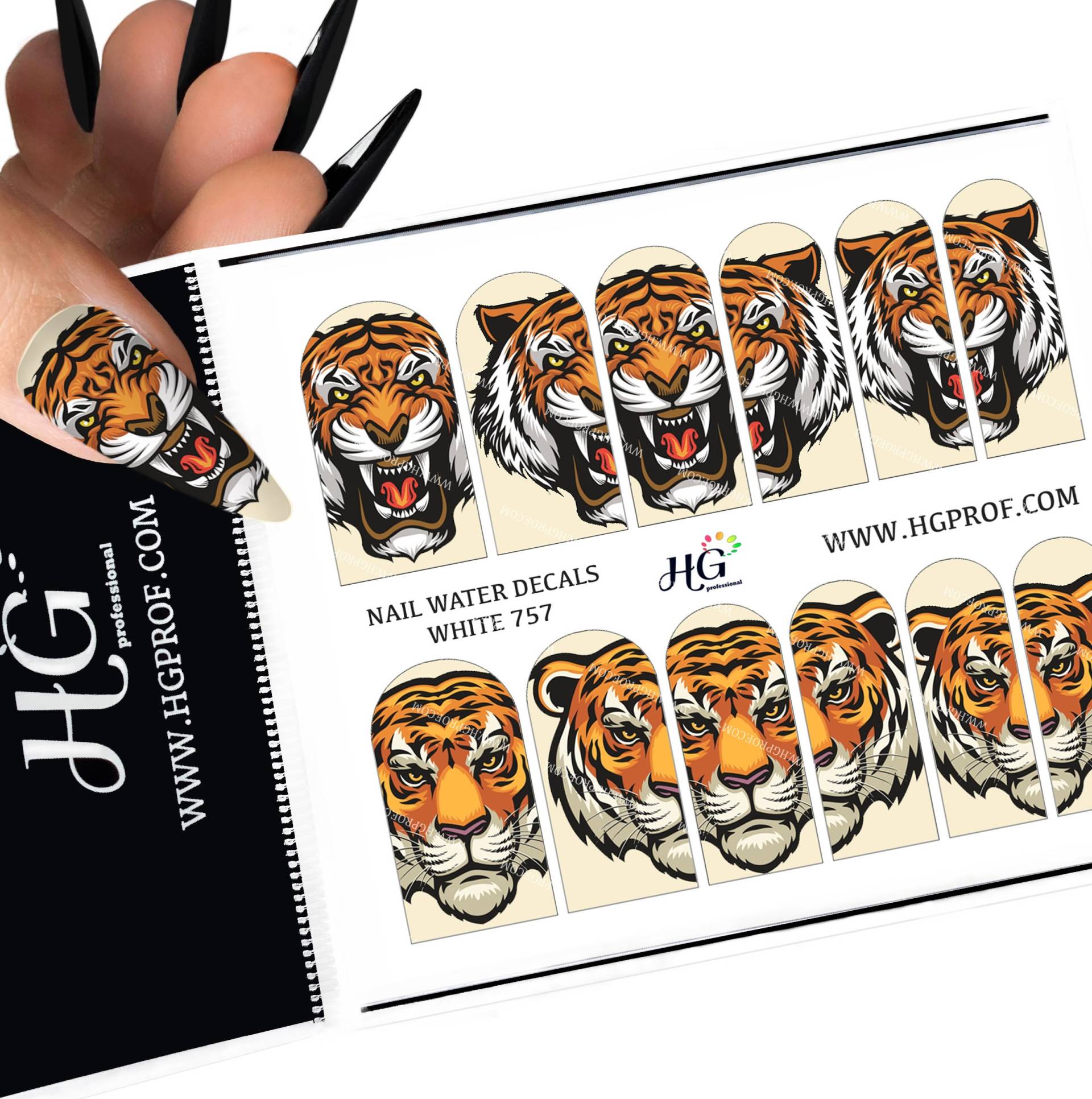 757 Wasserschiebefolie, Abziehbild, Animal Print, Tiger von Etsy - HGPROFESSIONAL