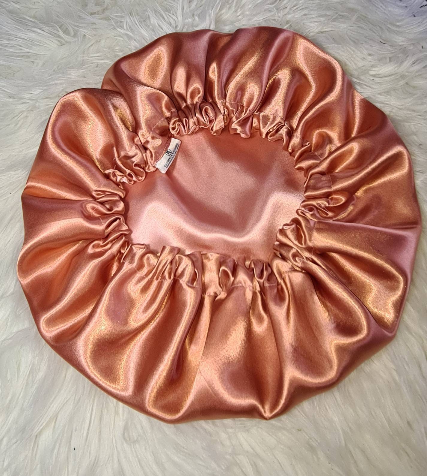 Ausverkauft Rose Gold Wendbare Satin Haarhaube|Satin Elastisch, Schlafmütze Mütze, Kopftuch. Nachtschlaf, Schutzfrisur von Etsy - HTCollections