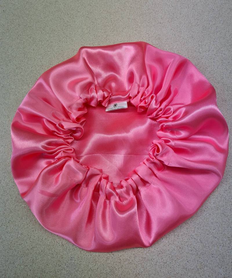 Hot Pink Reversible Satin Haarhaube |Satin Elastisch, Schlafmütze Mütze, Kopftuch. Nachtschlaf, Schutzfrisur von Etsy - HTCollections