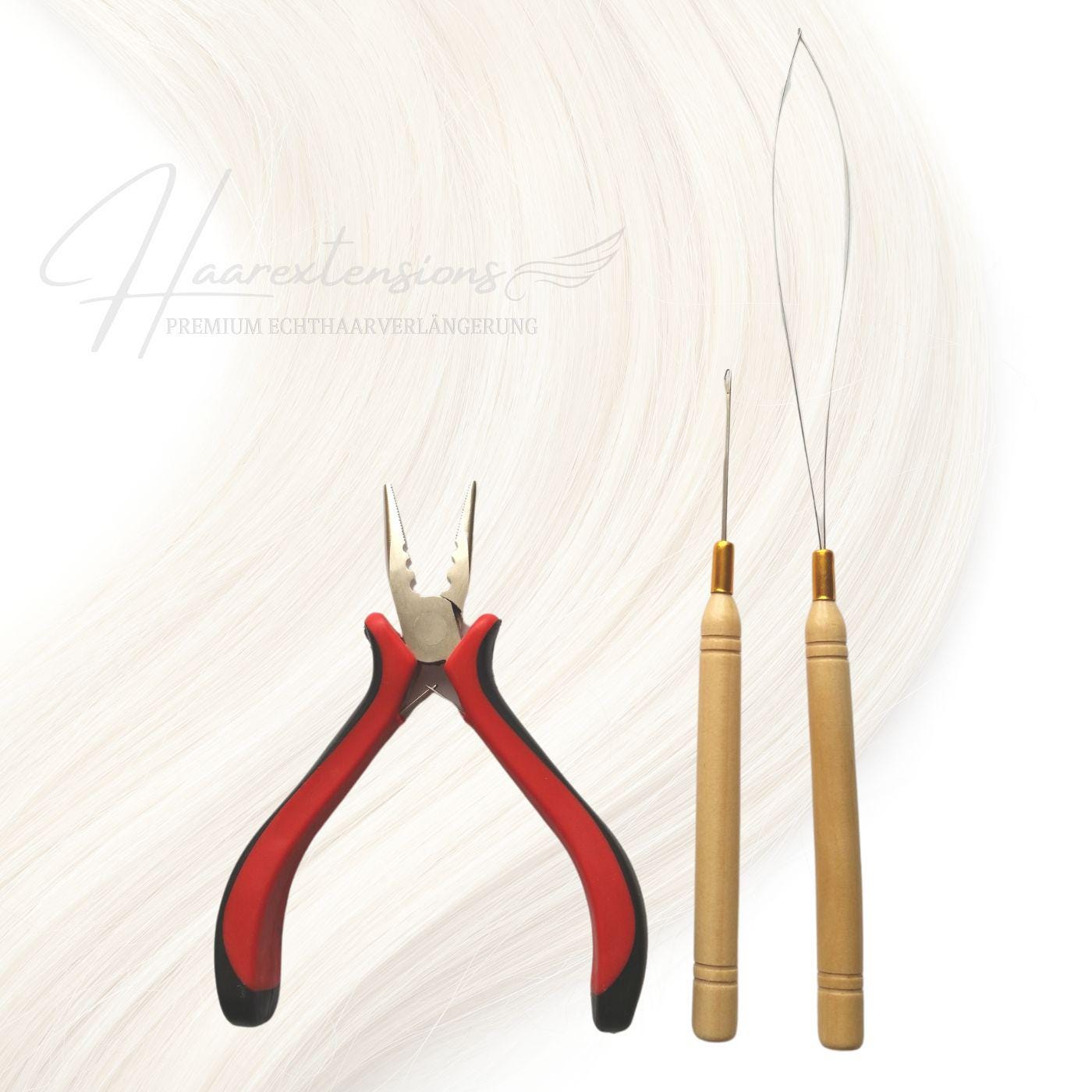 Haar Extensions Zange - Werkzeug Zubehör Anfänger Set Für Micro | Nano Ring Haarverlängerung. Auch Ideal Tressen & Crotchet Extensions von Etsy - Haarextensions