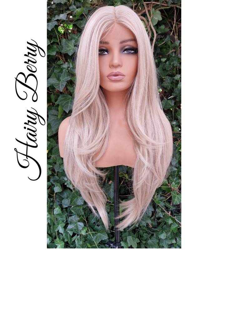 Lace Front Perücke, Ziehen Sie Königin Platin Blonde Cosplay Perücken Für Schwarze Frauen, Weiße Lange Perücke von Etsy - HairyBerrysWigs