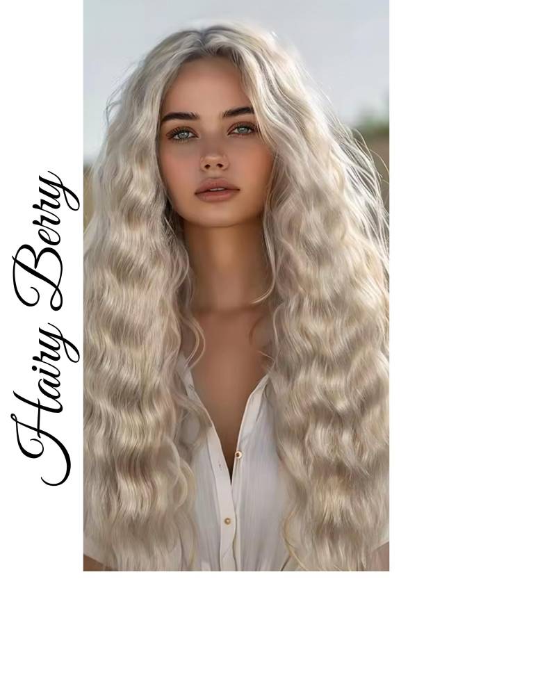 Paralight Perücke, Belle Lace Front Platin Blonde Cosplay Lockige Lange Perücke von Etsy - HairyBerrysWigs