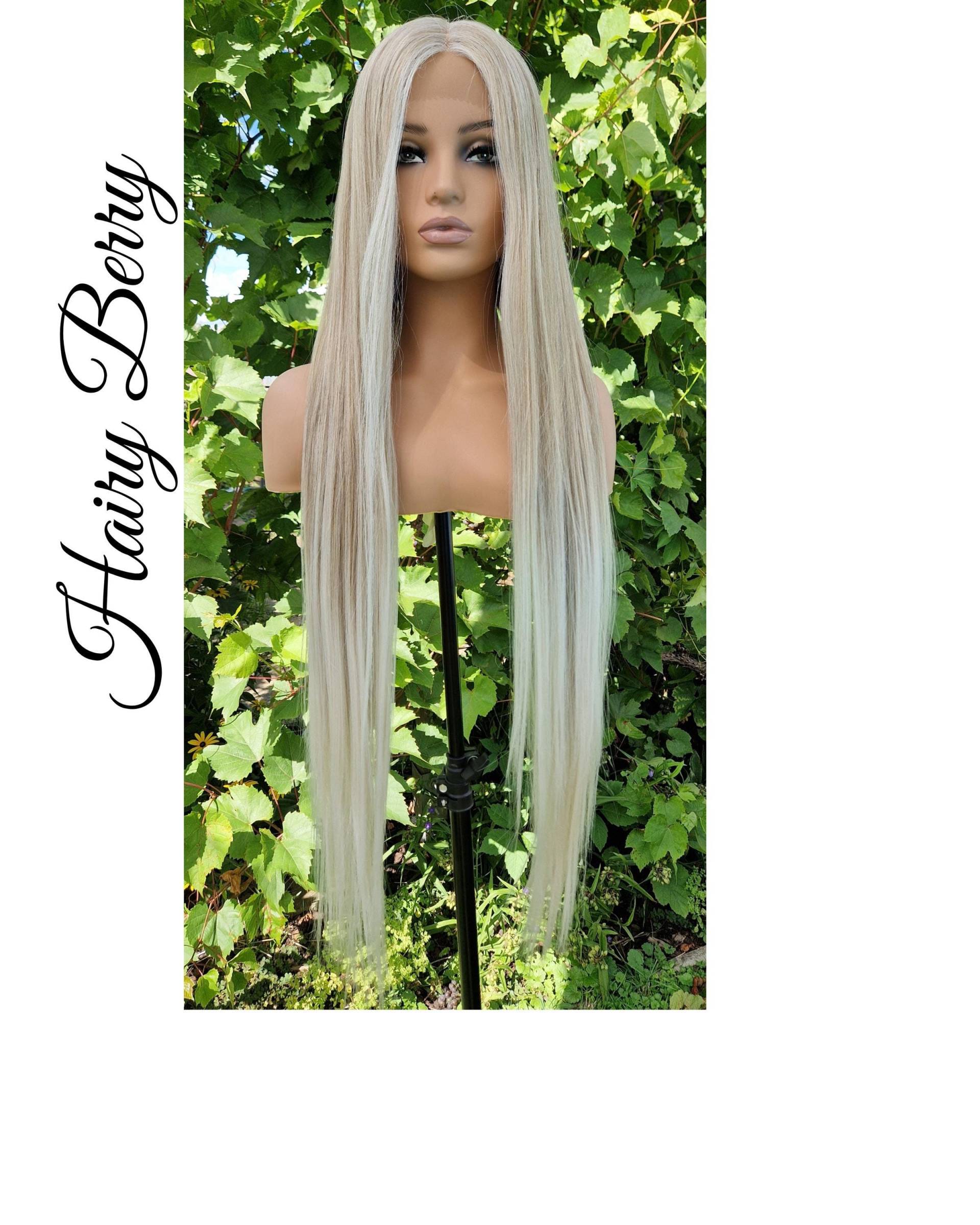 Rapunzel, Belle Lace Perücke, Front Glücksknopfperücke, Calic Ziehen Sie Die Perücken Für Frauen, Platin Blonde Ombre Perücke von Etsy - HairyBerrysWigs