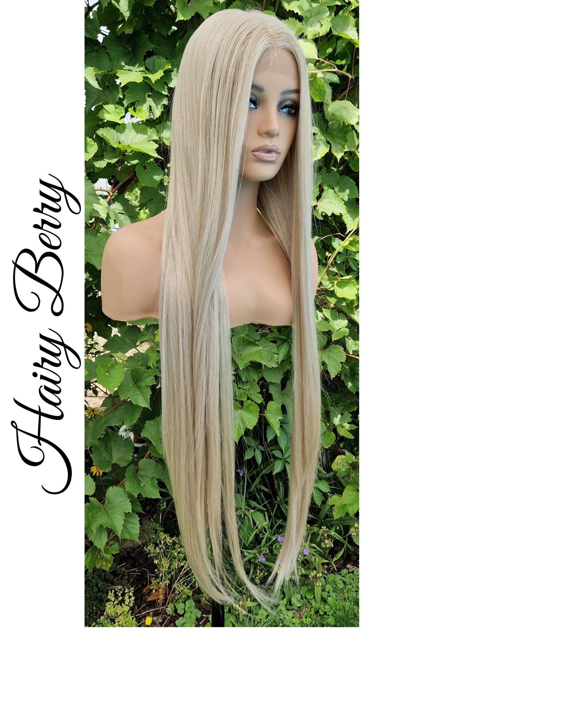 Rapunzel, Lace Front Perücke, Ziehen Perücken Für Frauen, Cosplay Platinblonde Schwarze Weiße Lange Perücke von Etsy - HairyBerrysWigs