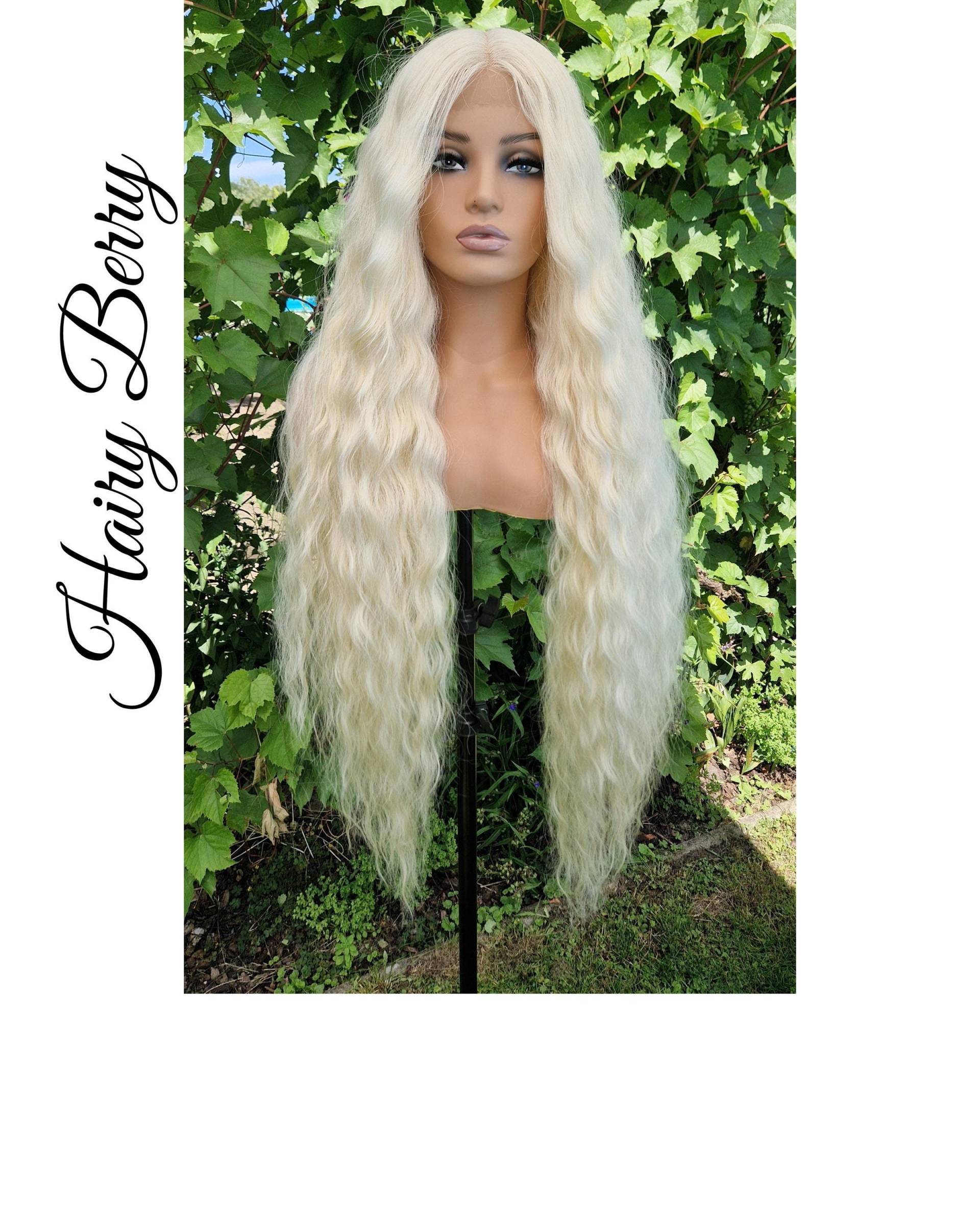 Rapunzel, Paragehalt Perücke, Belle Spitze Lockige Blonde Lace Front Fairy Ziehen Platinblonde Cosplay Perücke von Etsy - HairyBerrysWigs