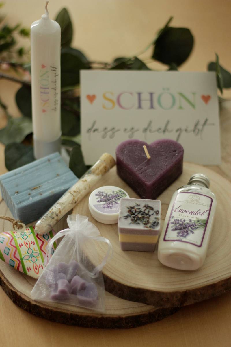 Geschenkbox, Geschenk Box Für Frauen, Wellness Geschenk, Freundin, Self Care Box, Arbeitskollegin, Lavendel von Etsy - HandartbeitMuc