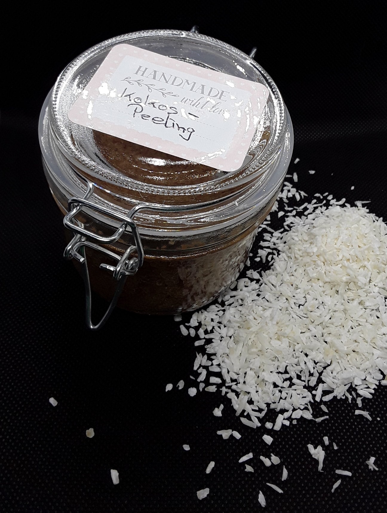 Kokos Peeling Öko Bio Scrub von Etsy - Handgeschick