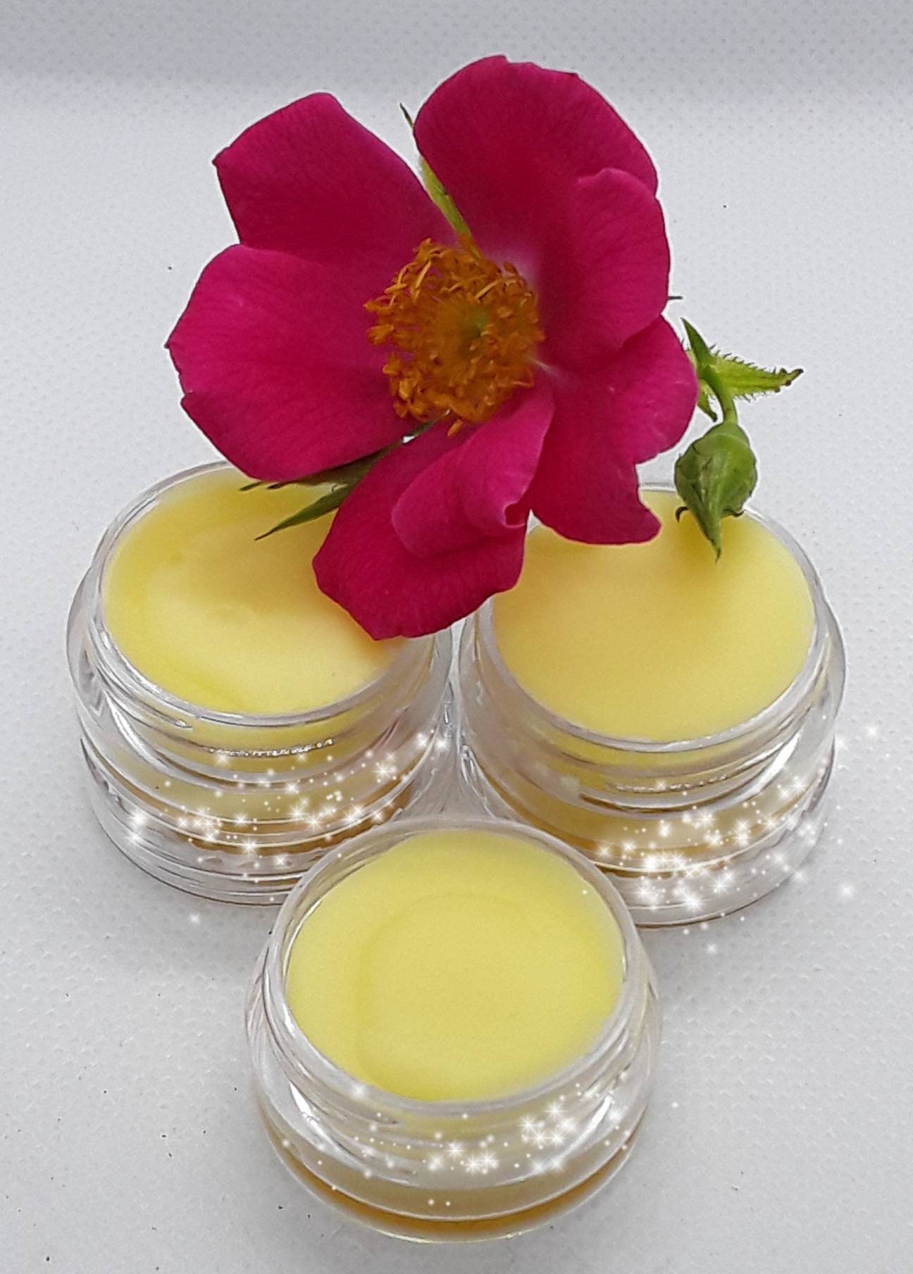 Rosen-Lippenbalsam Öko Lipbalm von Etsy - Handgeschick