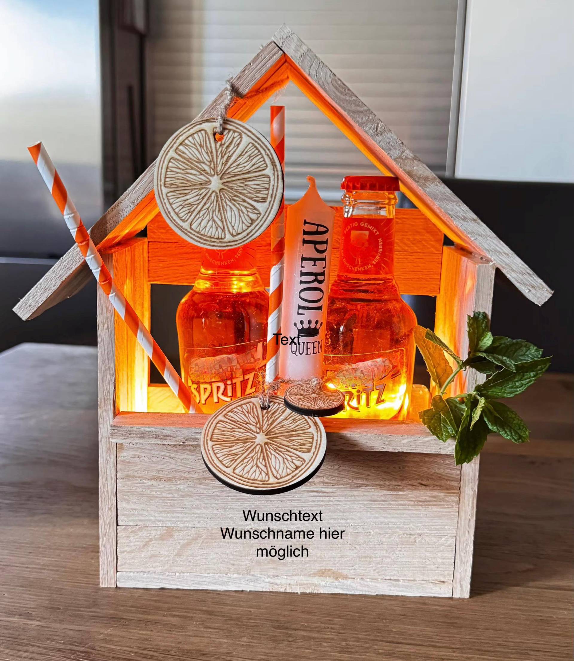 Aperol Personalisiertes Geschenk Haus Kerze Aperol Personalisiertes Geschenk Haus Kerze von Etsy - HandmadeGeschenk