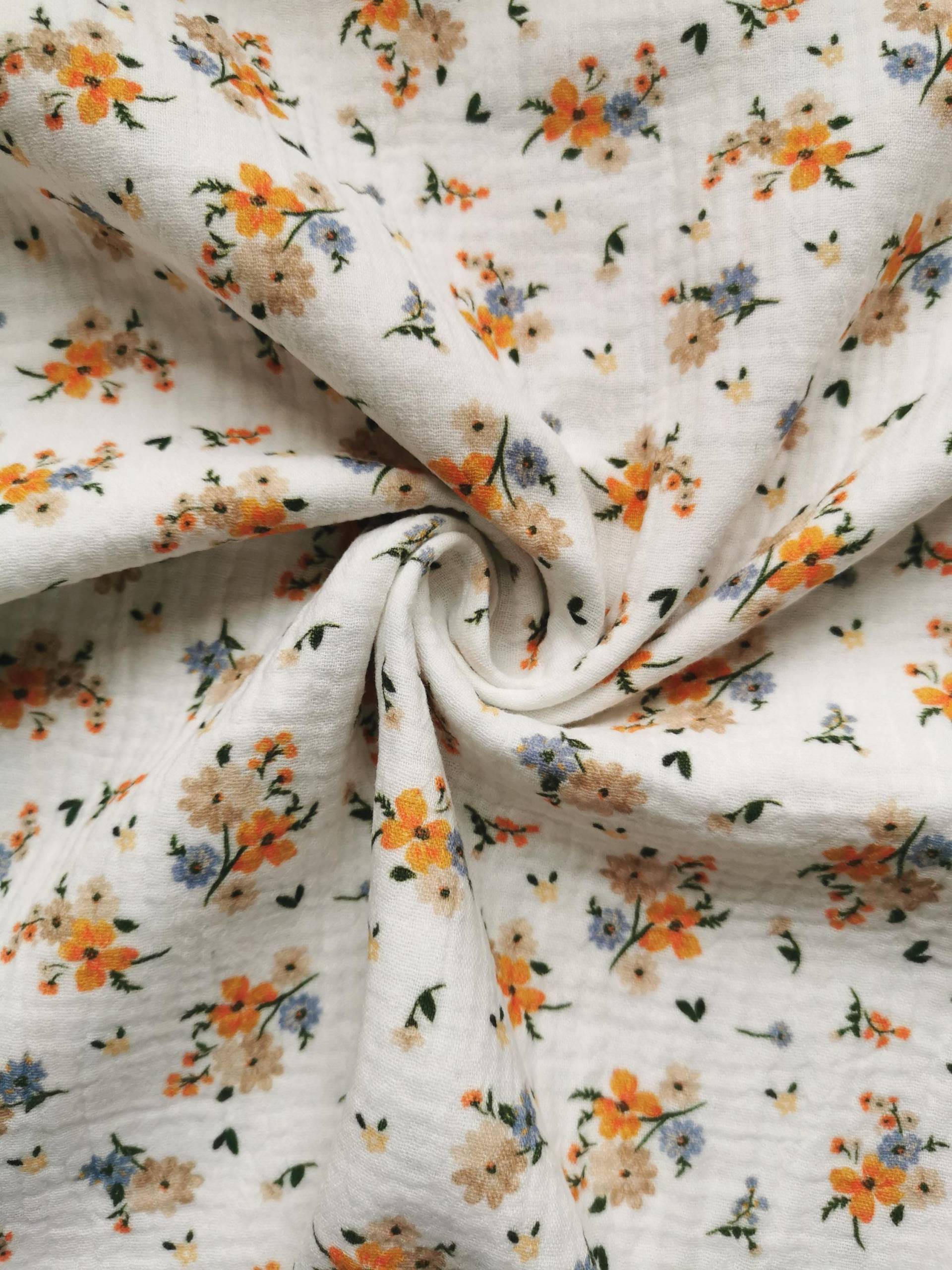 xl Baby Musselintuch, Blumenstrauß Orange Blau, Pucktuch, Kuscheltuch, Mulltuch, Babydecke Handmade, Verschiedene Größen xl Baby Musselintuch, Blumenstrauß Orange Blau, Pucktuch, Kuscheltuch, Mulltuch, Babydecke Handmade, Verschiedene Größen von Etsy - HandmadeGoldkaefer