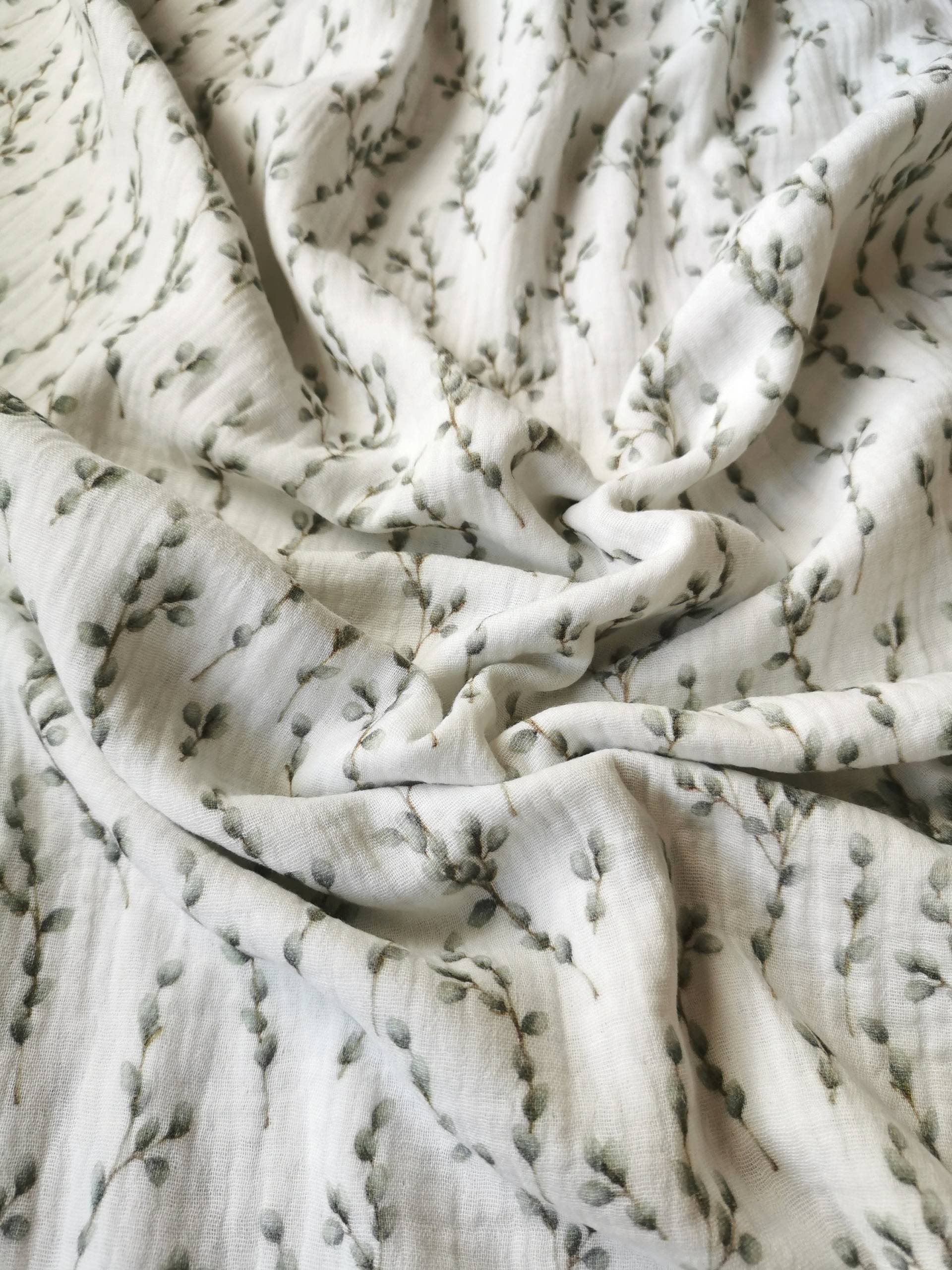 xl Baby Musselintuch, Musselin Weidenkätzchenzweig, Pucktuch, Kuscheltuch, Mulltuch, Babydecke Handmade, Verschiedene Größen xl Baby Musselintuch, Musselin Weidenkätzchenzweig, Pucktuch, Kuscheltuch, Mulltuch, Babydecke Handmade, Verschiedene Größen von Etsy - HandmadeGoldkaefer