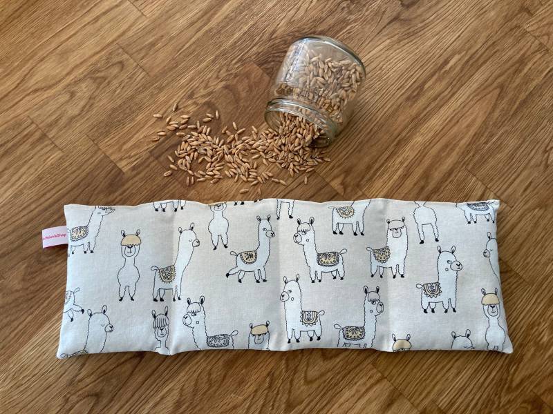 Bio - Dinkel Körnerkissen "Lama" 3, 4, 5 Oder 6 Kammern So Süß von Etsy - HandmadeMelanieShop