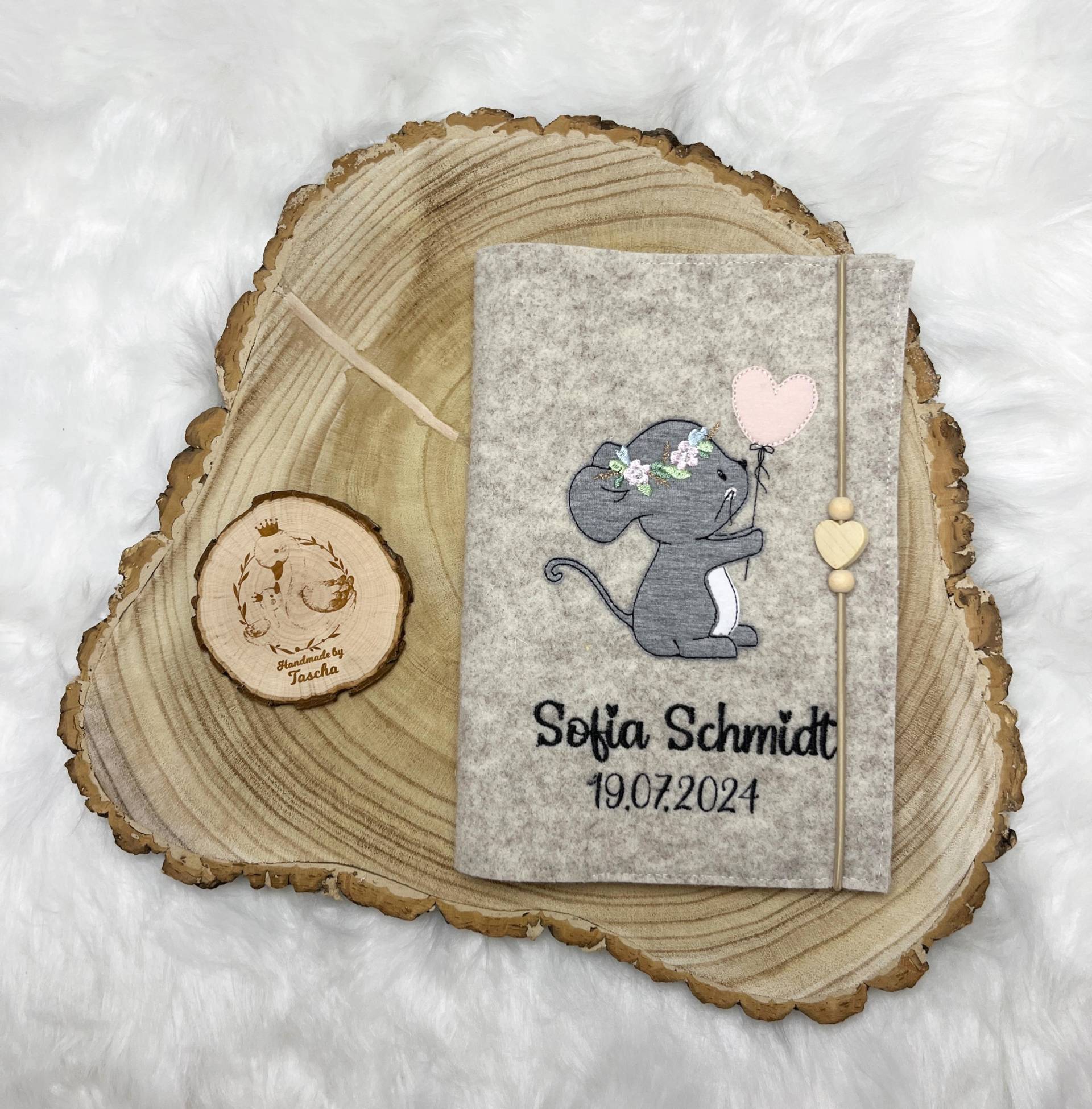 U-Hefthülle, Untersuchungshefthülle, Filz, Hülle Für U-Heft, Personalisierte U-Hefthülle, Maus U Heft, Frühling, Zoo, Frühlingsmaus von Etsy - HandmadebyTaschaaa