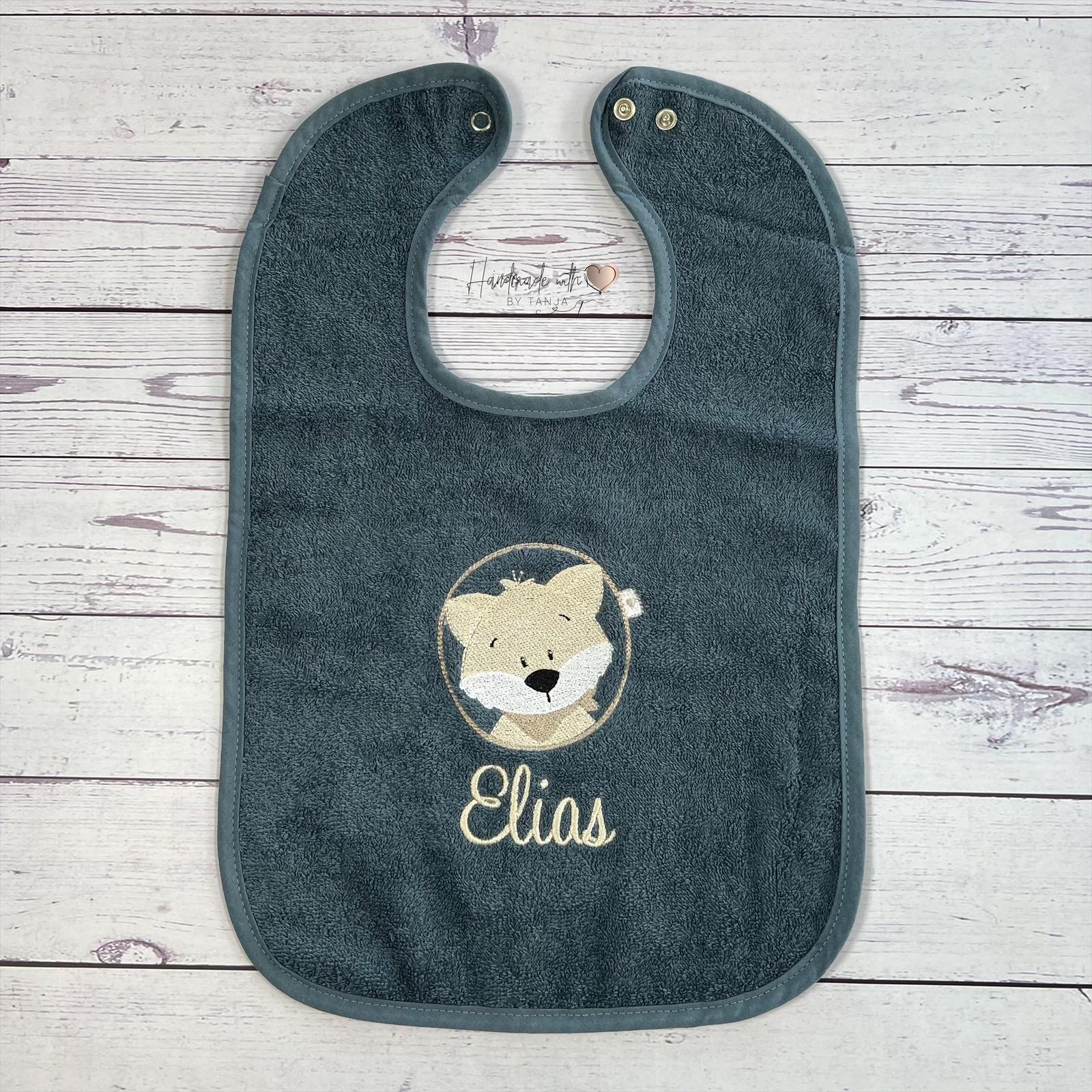 Lätzchen Mit Fuchs Und Namen Bestickt I Personalisiertes Babylätzchen Spucktuch Geschenkidee Babyparty von Etsy - HandmadelovebyTanja