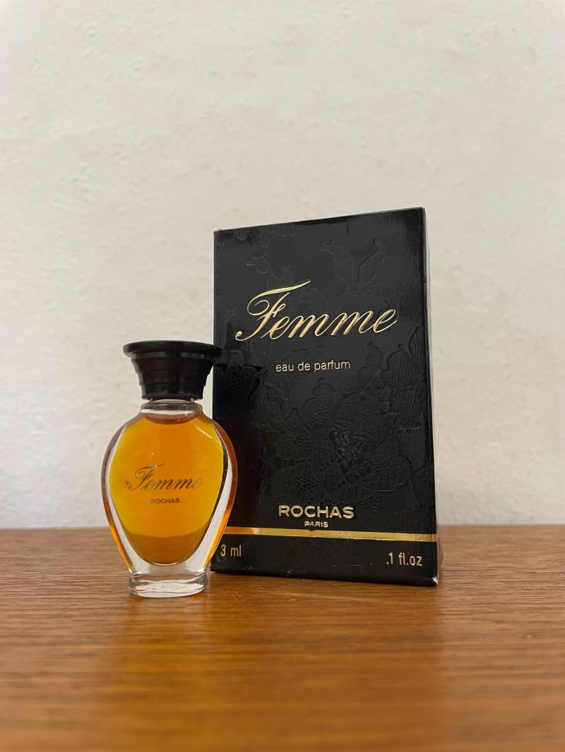 Mini Vintage Femme Rochas Parfum Eau De 3Ml Miniatur Flakon Mit Ovp Duft von Etsy - HannoverVintagestore