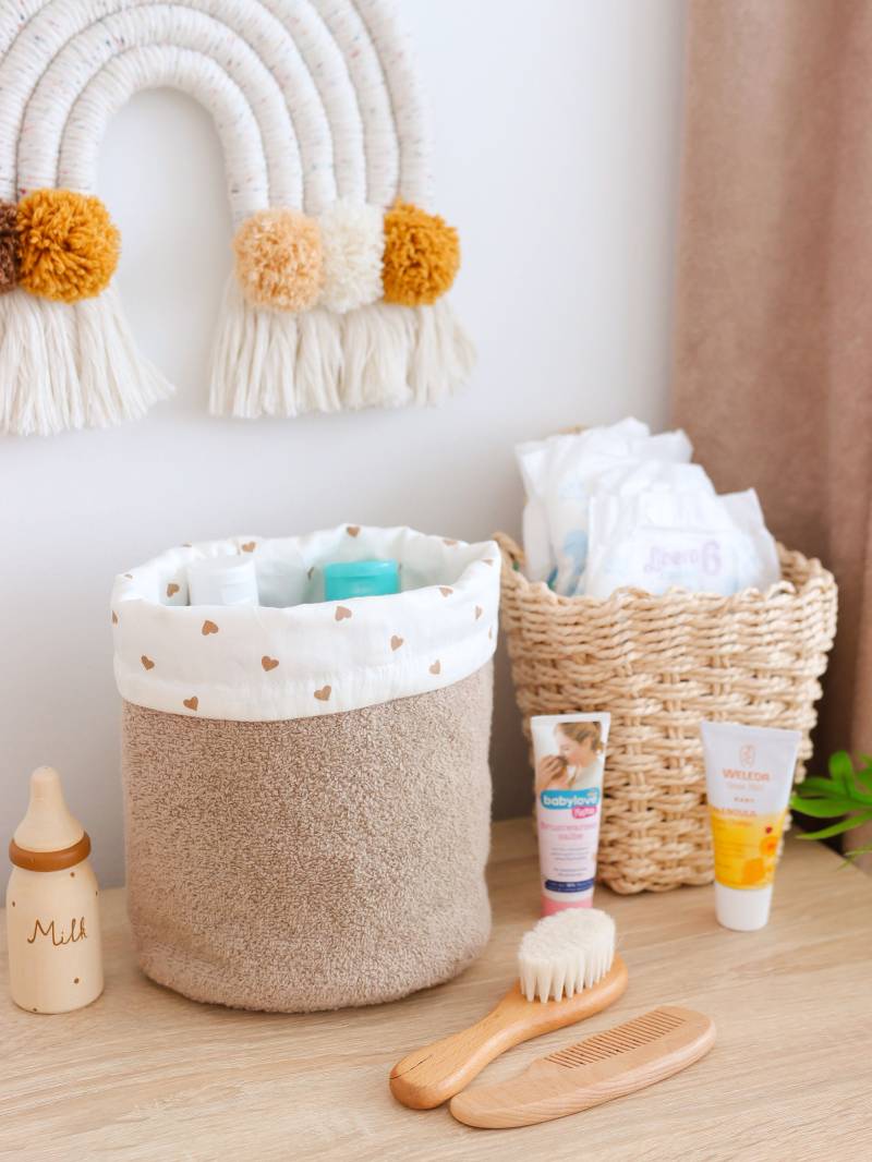 Baumwolle Baby Windel Korb Waschbar Wickeltisch Lagerung Baumwolle Baby Windel Korb Waschbar Wickeltisch Lagerung von Etsy - HappyBabyEU