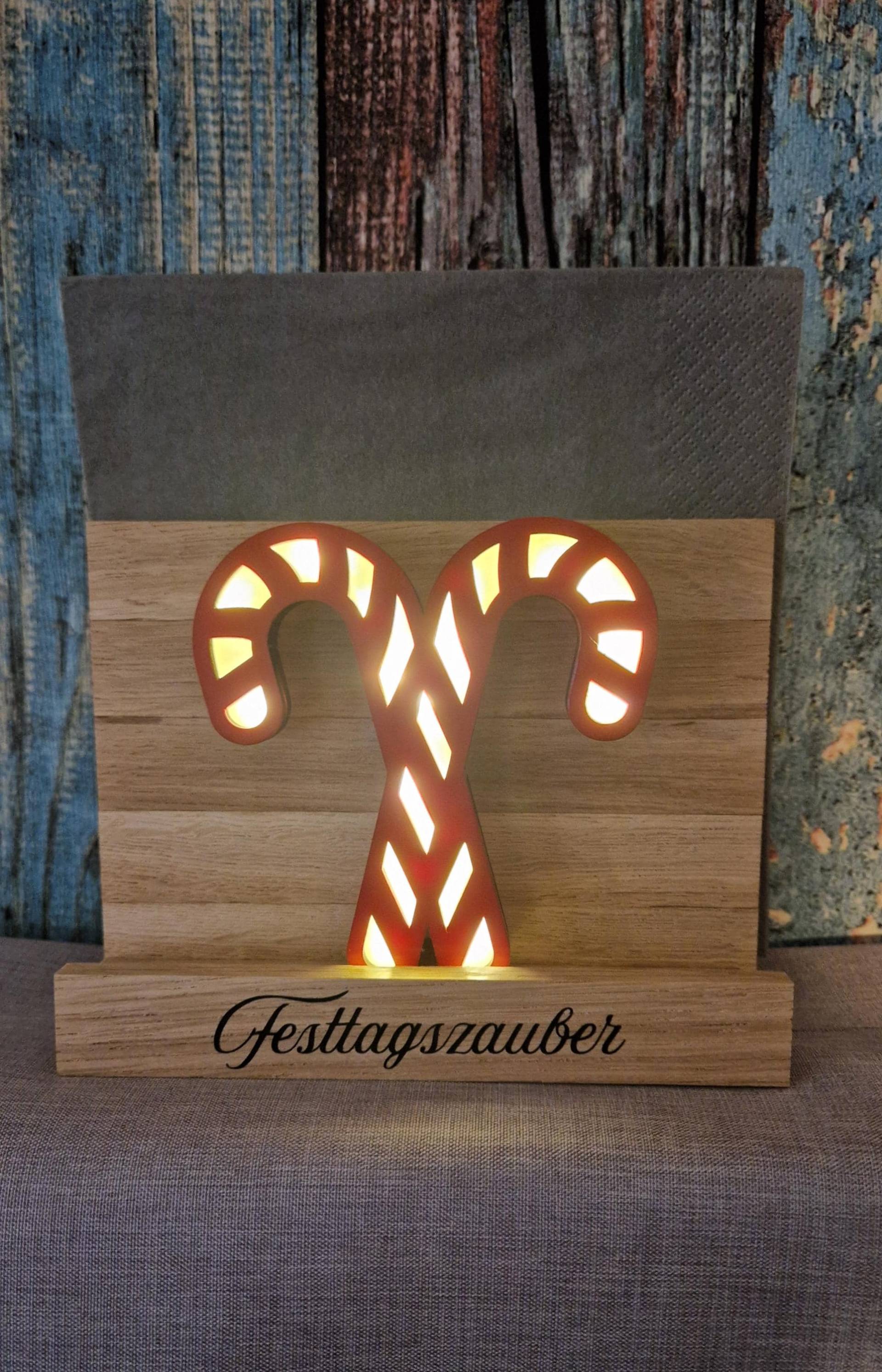 Serviettenhalter Weihnachten Holz Led Zuckerstangen Tischdeko Festlich Geschenkidee Beleuchtung Advent Licht Winterdeko Personalisierbar Serviettenhalter Weihnachten Holz Led Zuckerstangen Tischdeko Festlich Geschenkidee Beleuchtung Advent Licht Winterdeko Personalisierbar von Etsy - HarmonyHandmadeWaren