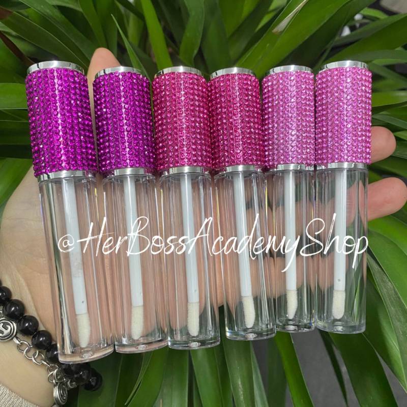 Unikat - 50 Stk 6Ml Strass Leere Funkelnde Lipgloss Tuben Start Your Own Business von Etsy - HerBossCosmetics