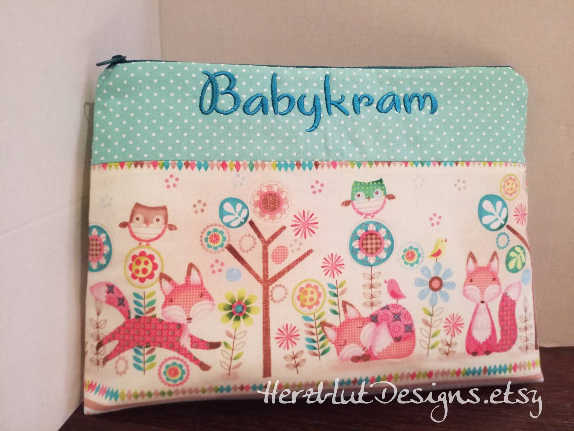 Babykram Windel/Kulturtasche von Etsy - HerzblutDesigns