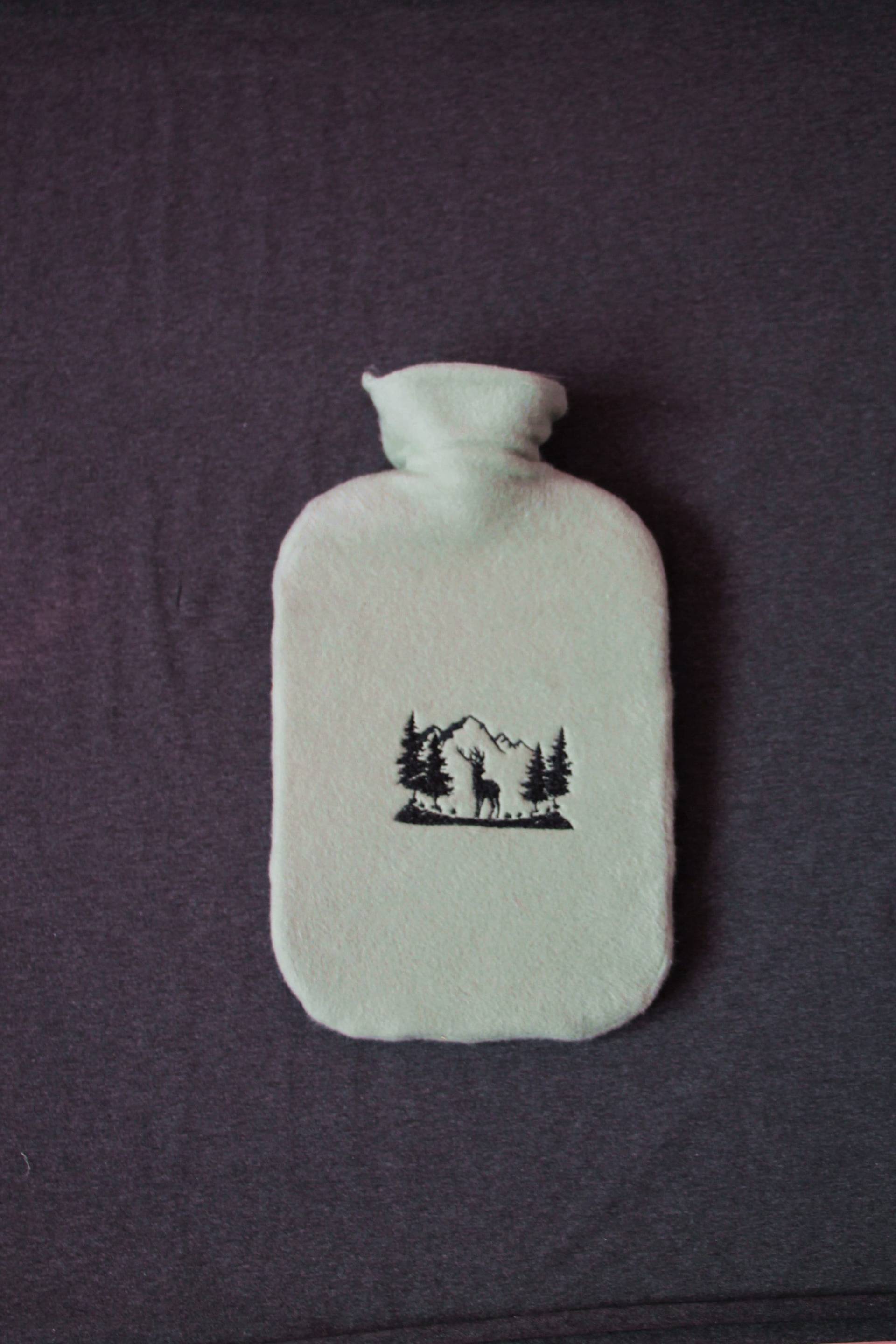 Wärmflasche 100% Bio-Baumwollfleece Mint Mit Stickerei Verschiedene Variationen Wärmflasche 100% Bio-Baumwollfleece Mint Mit Stickerei Verschiedene Variationen von Etsy - HerzensKleiderStoffe