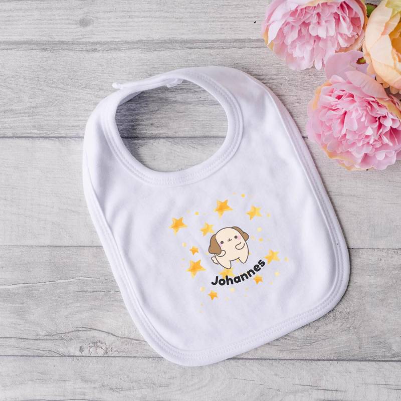 Baby Lätzchen Mit Personalisiertem Wunschname Im Hundedesign. Geschenkidee Zur Geburt Oder Zum Kindergeburtstag von Etsy - HippeVielfalt