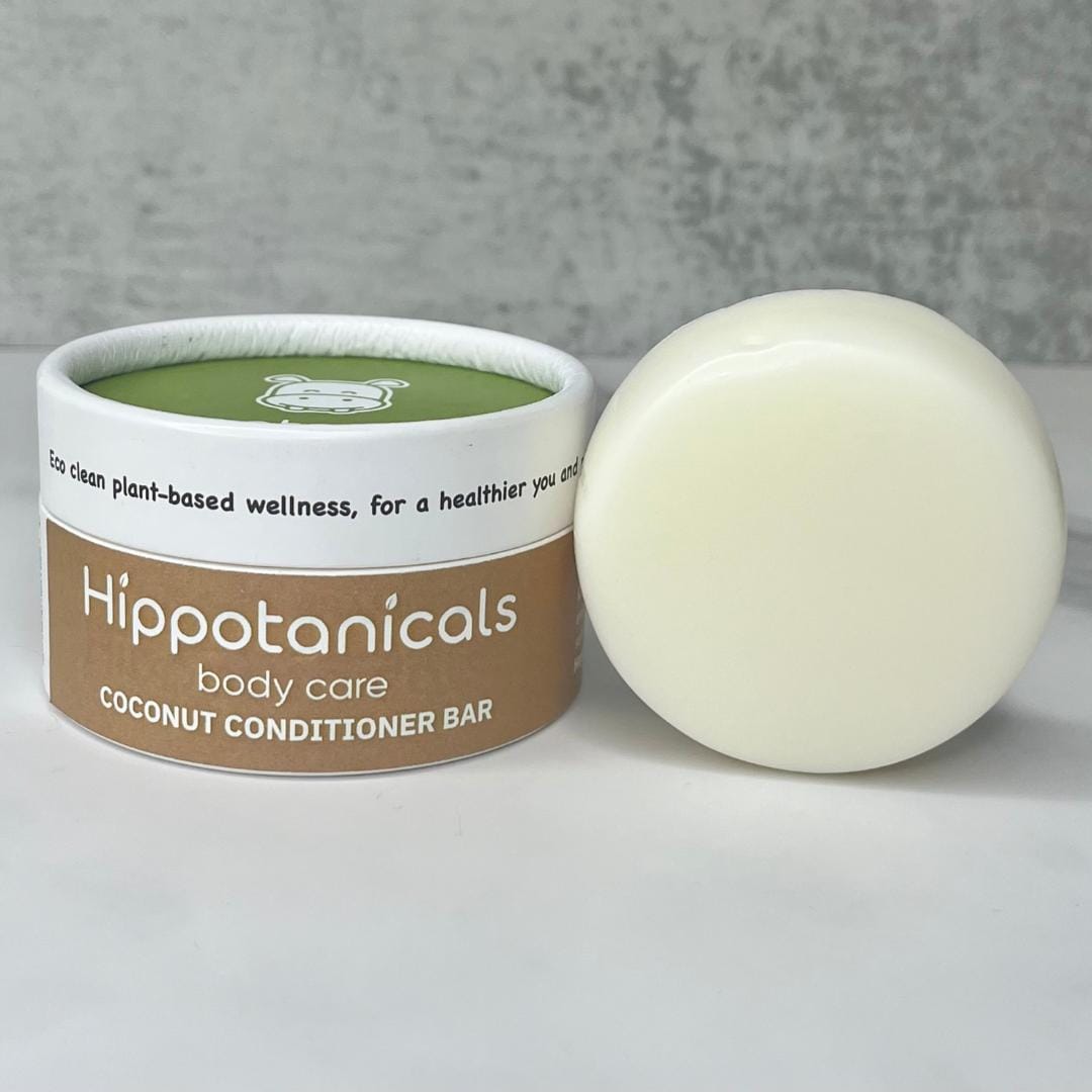 Kokosnuss Conditioner Bar - Hydratisierender Fester Conditioner, Natürliche Haarpflege, Vegan, Plastikfrei, Feuchtigkeitsspendend von Etsy - Hippotanicals