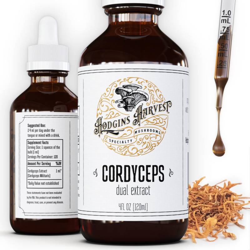 Bio Cordyceps Dual Extrakt Tinktur von Etsy - HodginsHarvest