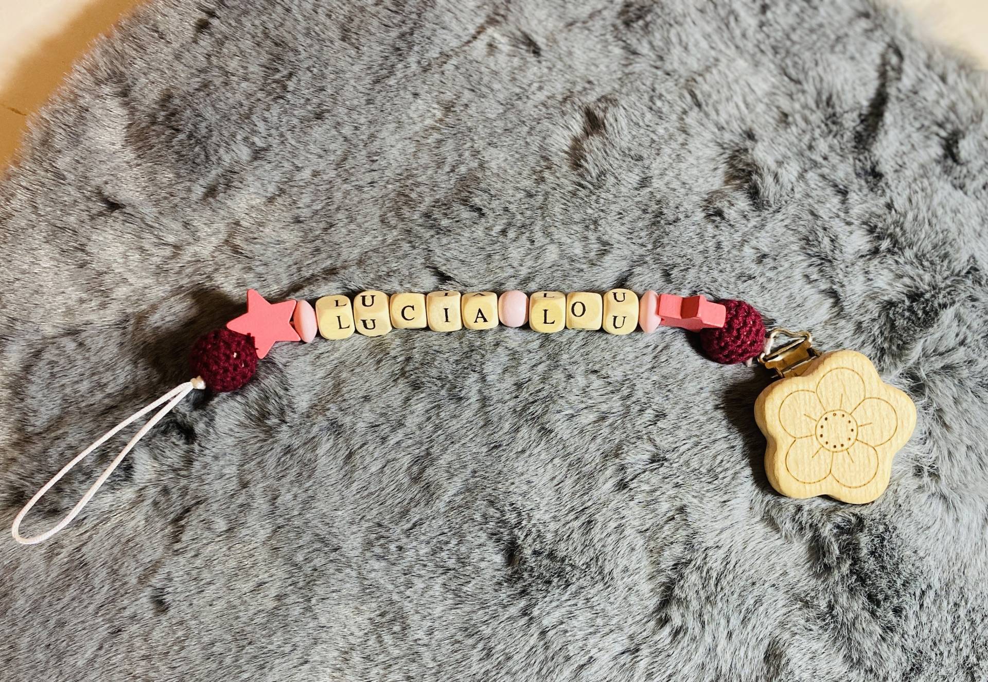 Schnullerkette Mit Name „Auto" | Versch. Farben Schnullerkette Mit Name „Auto" | Versch. Farben von Etsy - Holterdieplotta