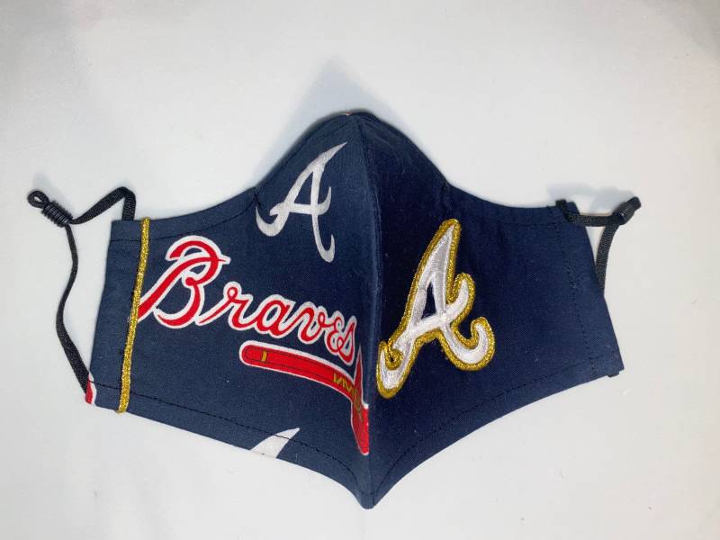 Atlanta Braves Maske von Etsy - HonorWearFaceMasks