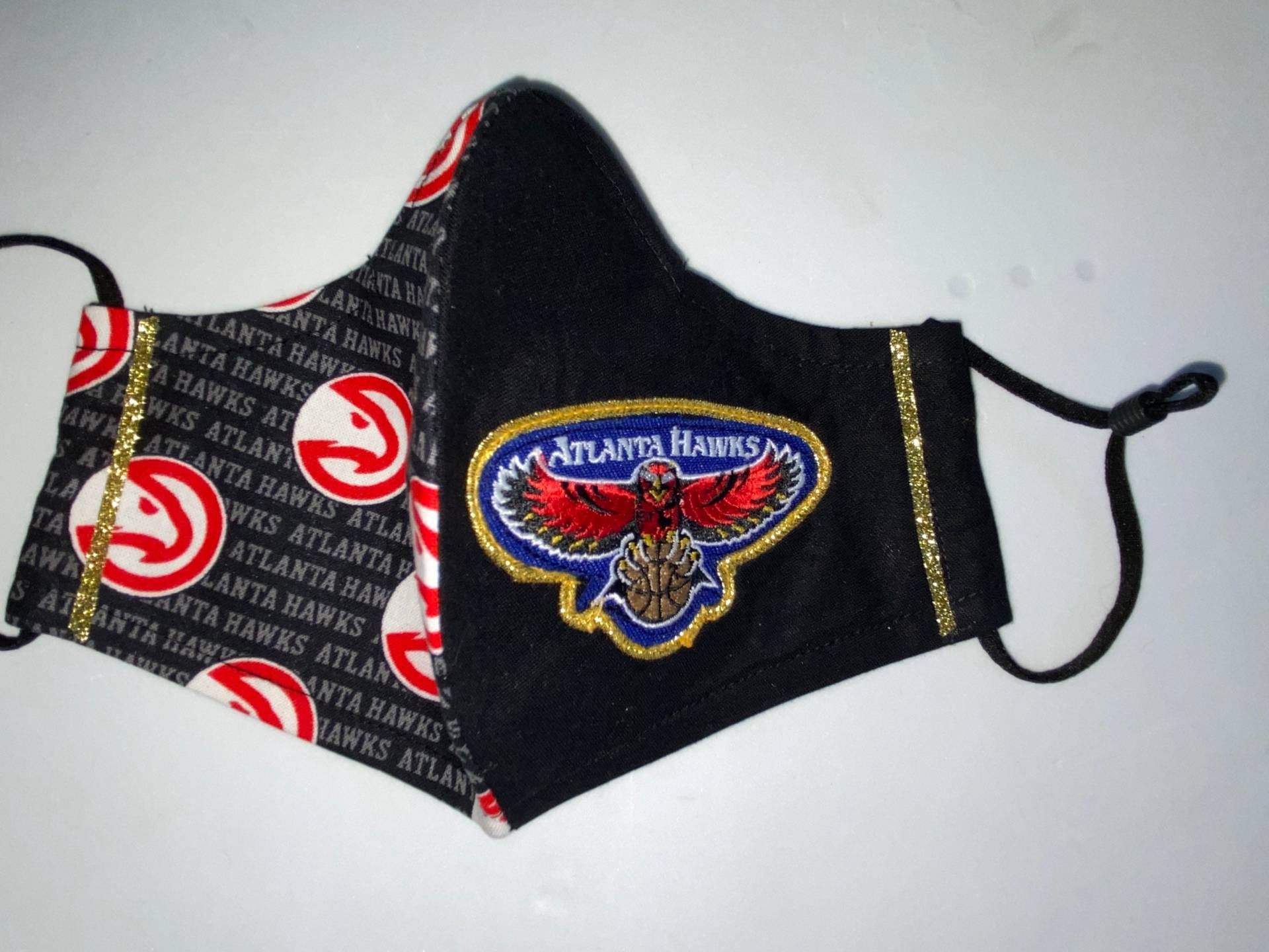 Atlanta Hawks Maske von Etsy - HonorWearFaceMasks