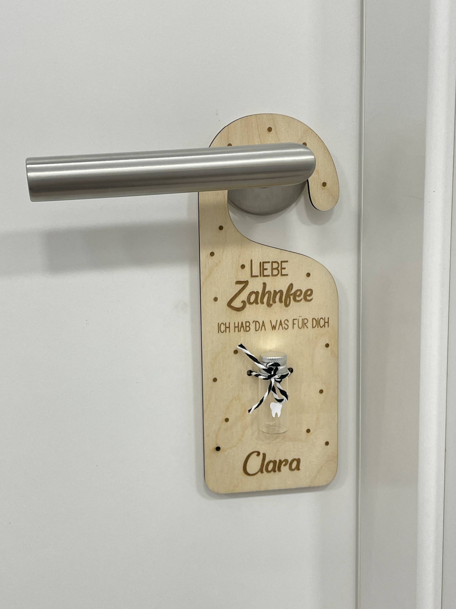 Zahnfee - Türanhänger Milchzahn Türschild Personalisierbar von Etsy - HonschGemacht