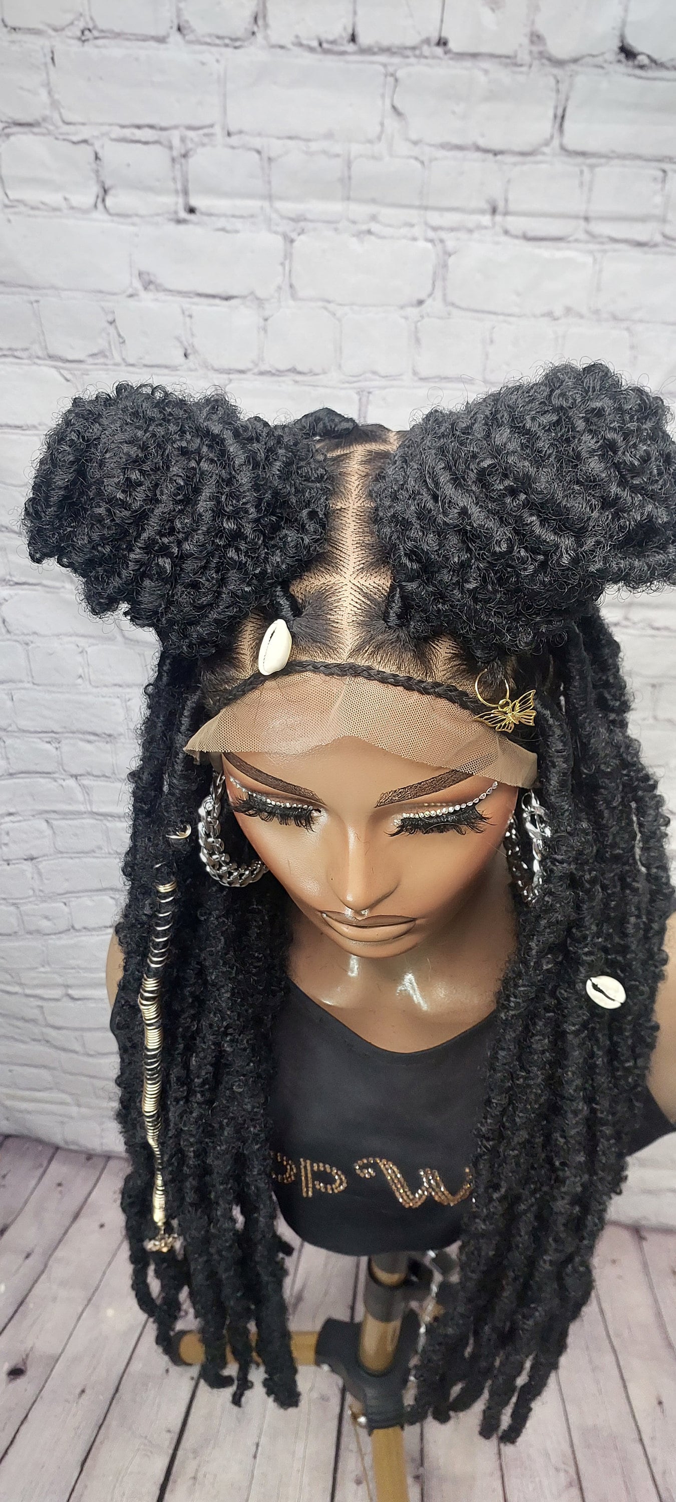 Schmetterling Locs, Geflochtene Perücke, Box Zöpfe, Versandkostenfrei, Knotenlose Kimk, Versandfertig, Perücke Für Schwarze Frauen, Perruque Tresse von Etsy - Hopwigs