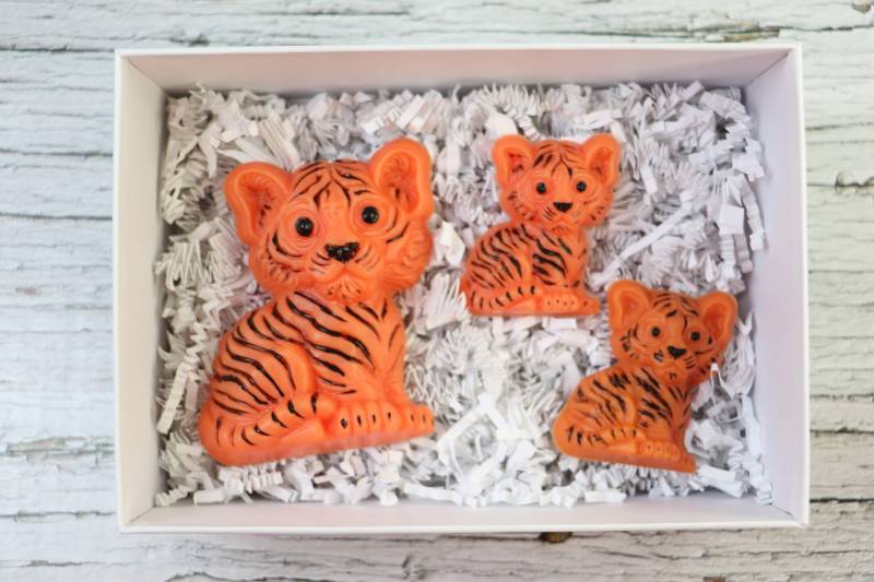 Handgemachte Seife "Tigerfamilie" von Etsy - ICSoap