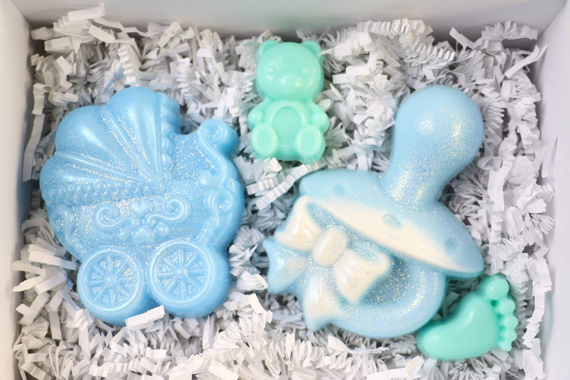 Handgemachtes Seifenset "Baby Boy"/ Welcome Baby/Newborn/New Baby/Boy von Etsy - ICSoap