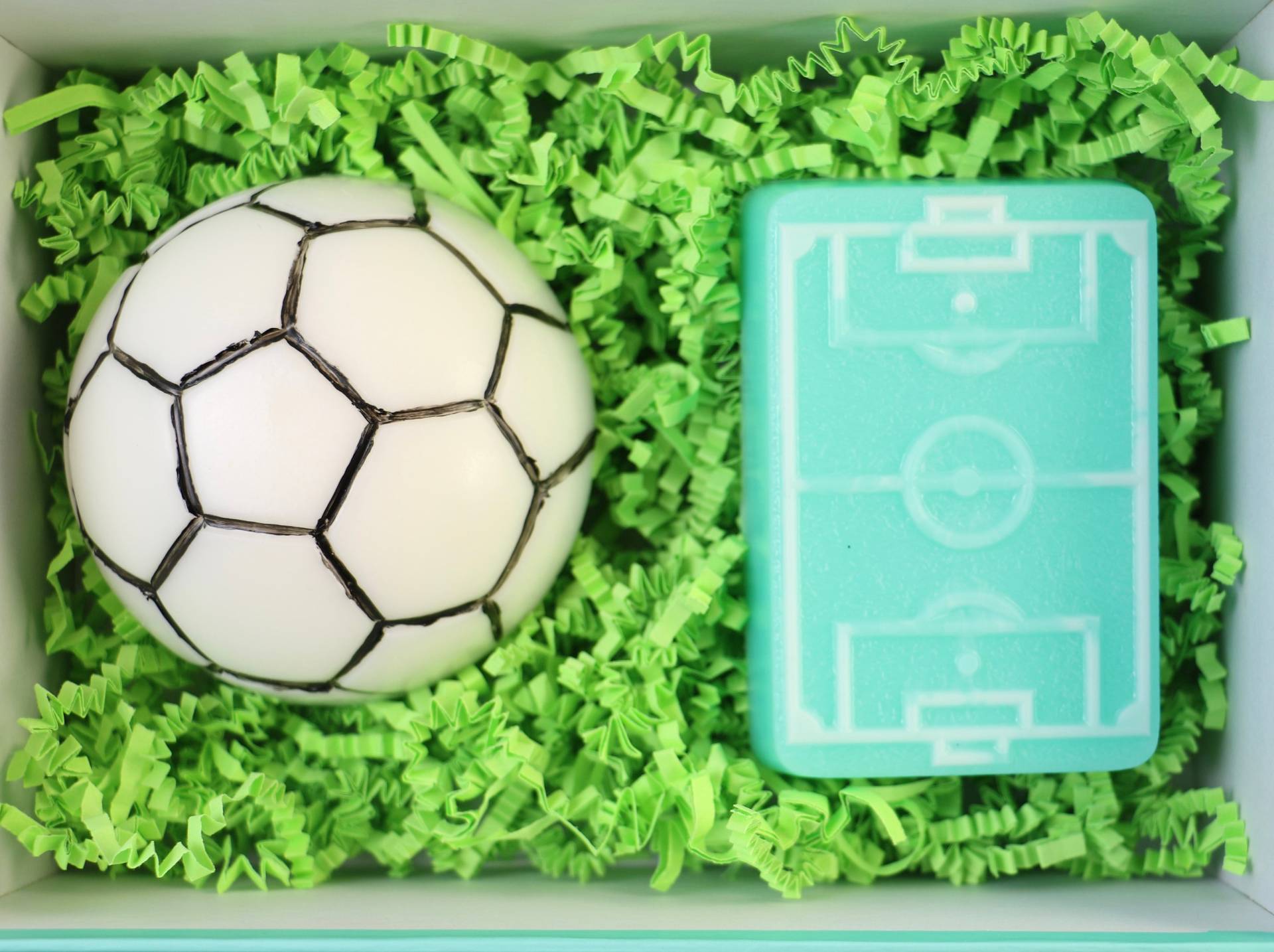 Handgemachtes Seifenset "Soccer"/Fußballspieler/Fußballliebe von Etsy - ICSoap