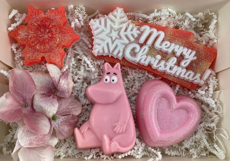 Handgemachtes Sop-Set "Merry Christmas Animals" von Etsy - ICSoap