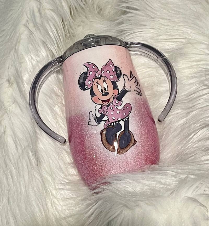 Minnie-Maus-Schnabeltasse 3 Größen Erhältlich von Etsy - IGlitterDesignStore