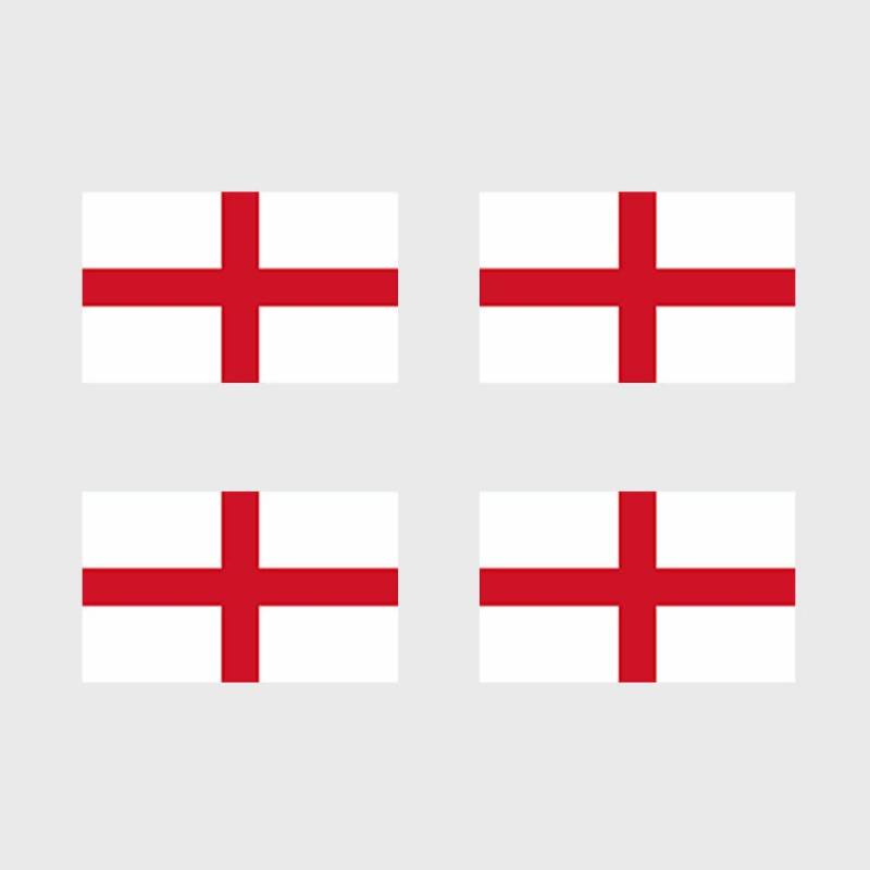 4Er Set England Flagge Temporäres Tattoo Wasserfest Hält 1 Woche Für Länder Unterstützung Sechs Länder, Rugby, Fußball, Cricket English Flag von Etsy - INKINGHOUSE