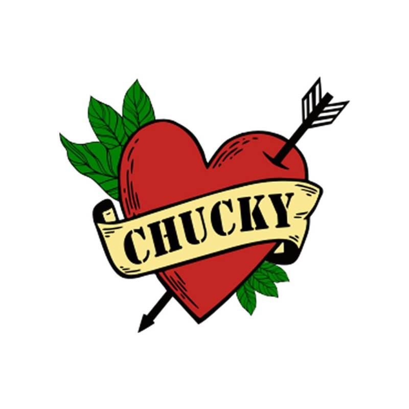 Chucky Herz Pfeil Temporäres Tattoo Wasserdicht Für Immer Liebe Halloween von Etsy - INKINGHOUSE