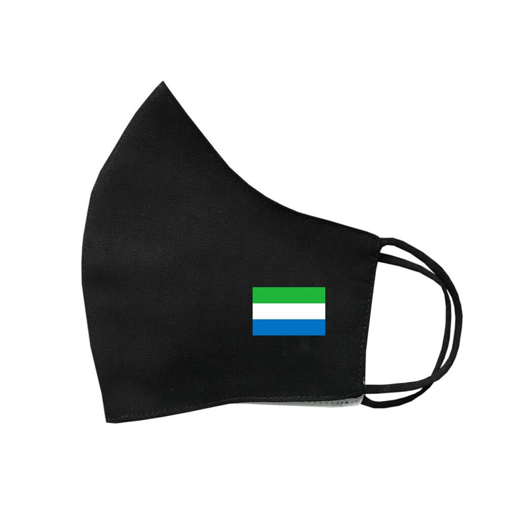 Sierra Leone Flagge Baumwolle Gesichtsmaske Bedeckung Waschbar Wiederverwendbar Afrika von Etsy - INKINGHOUSE