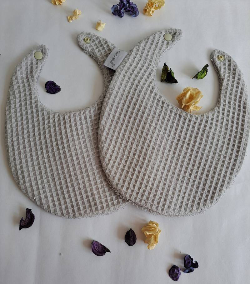 2Er Set Babylätzchen, Baumwolllätzchen von Etsy - IdasWeltHandmade