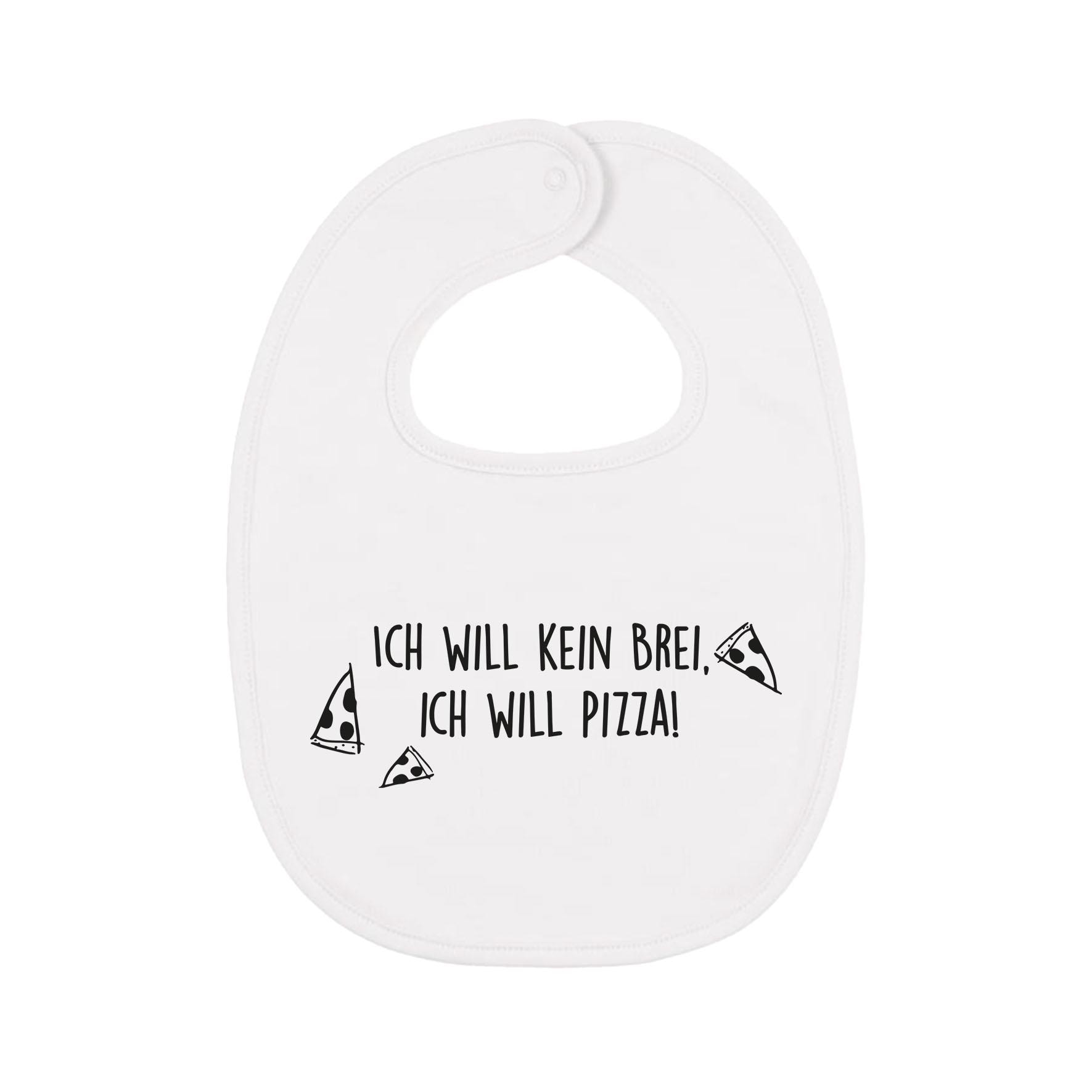 Lätzchen Personalisiert, Mit Namen, Baby Bib, Babygeschenke Geburt, Latz Für Babys, , , Ich Will Kein Brei, Ich Pizza" von Etsy - IndelibleDesignShop