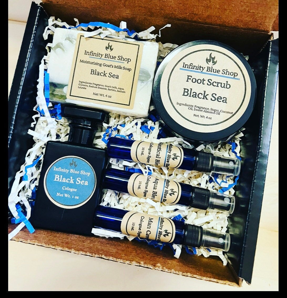 Männer Geschenkbox | Self Care Box Für Männer| Geschenke Freund Spa Geschenk Papa Valentines Men von Etsy - InfinityBlueShop